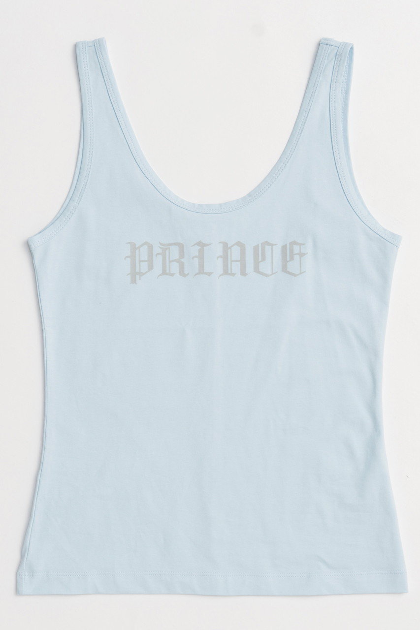 MAISON SPECIAL PRINCE Logo Tank Top/プリンスロゴタンクトップ (BLU(ブルー), FREE) メゾンスペシャル ELLE SHOP MAISON SPECIAL PRINCE Logo Tank Top/プリンスロゴタンクトップ (BLU(ブルー), FREE) メゾンスペシャル ELLE SHOP