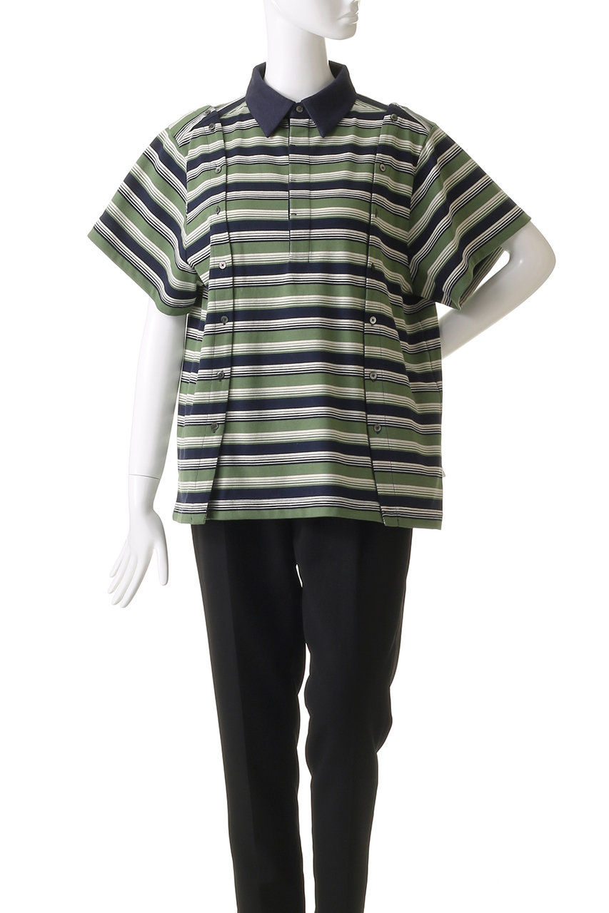 MAISON SPECIAL(メゾンスペシャル)｜Multiway Button Polo Shirt