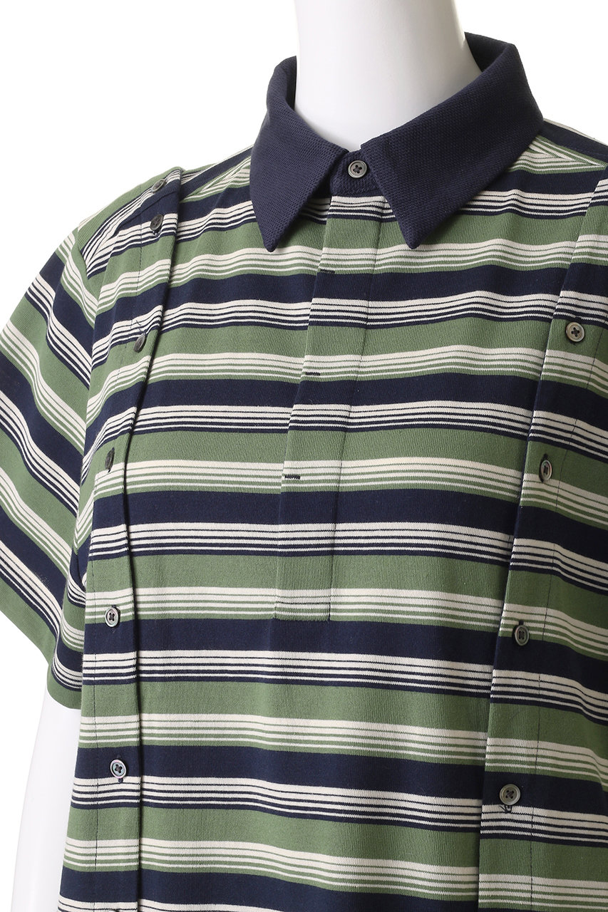 MAISON SPECIAL(メゾンスペシャル)｜Multiway Button Polo Shirt