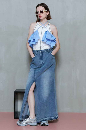 メゾンスペシャル/MAISON SPECIALのCup In American Sleeve Tank Top/カップインアメスリタンクトップ(110100/110101)