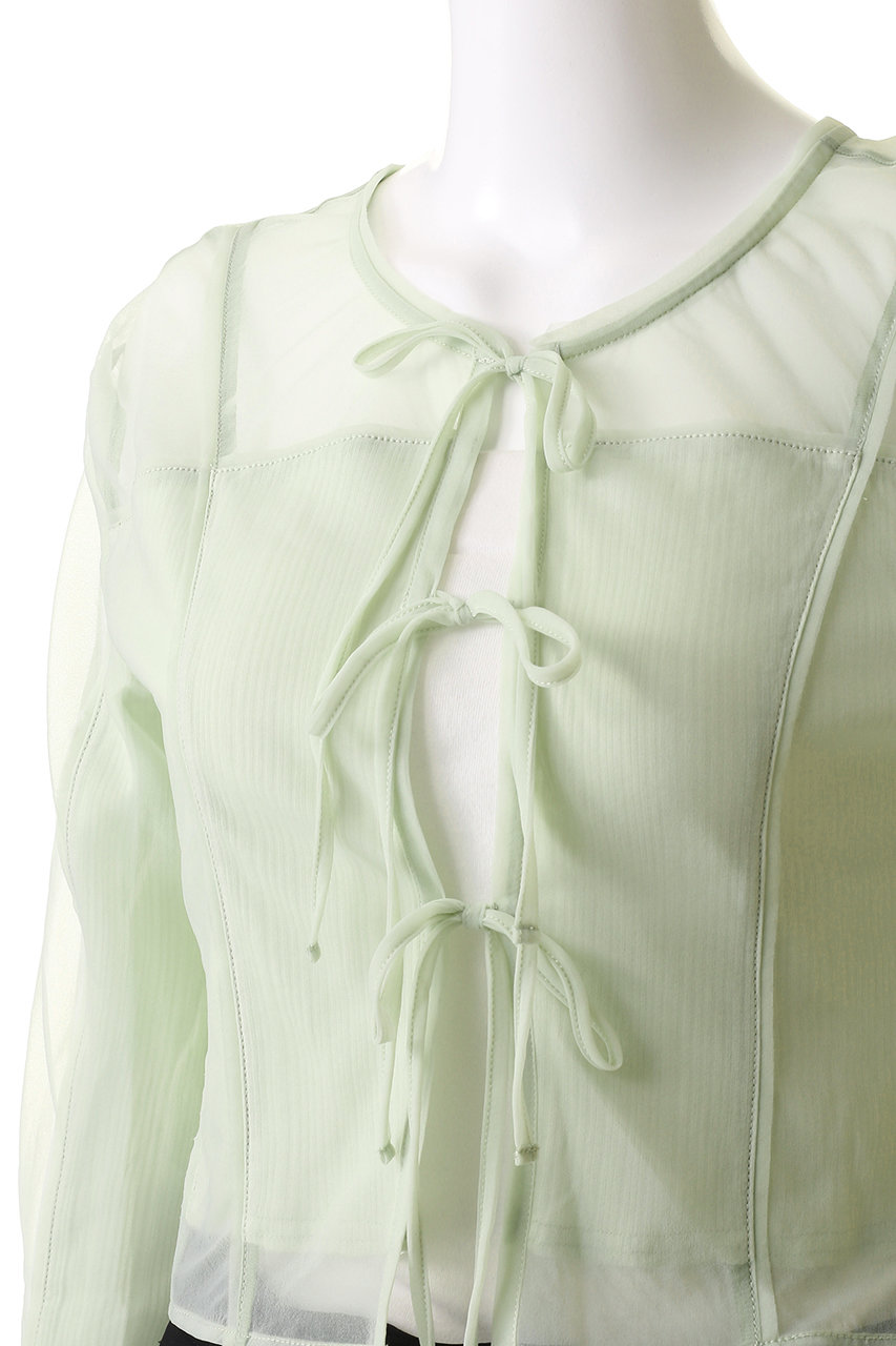 MAISON SPECIAL(メゾンスペシャル)｜Reversible Sheer Cardigan