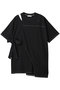 Cutting Oversized T-shirt/カッティングオーバーTシャツ メゾンスペシャル/MAISON SPECIAL BLK(ブラック)