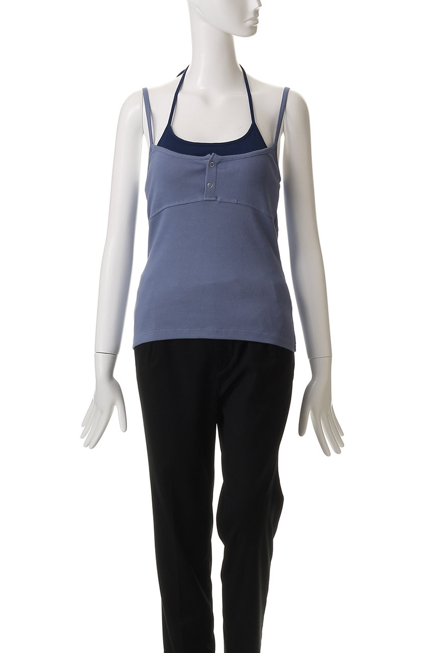 Maison Specialビーズ装飾 グレーキャミソール Maison Specialビーズ