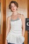 Henley Neck Layered Camisole/ヘンリーネックレイヤードキャミソール メゾンスペシャル/MAISON SPECIAL