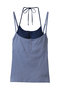 Henley Neck Layered Camisole/ヘンリーネックレイヤードキャミソール メゾンスペシャル/MAISON SPECIAL BLU(ブルー)