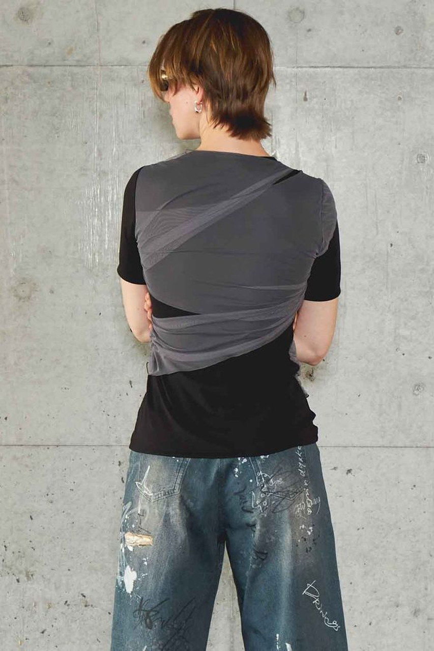 MAISON SPECIAL(メゾンスペシャル)｜Flower Motif Tulle Layered