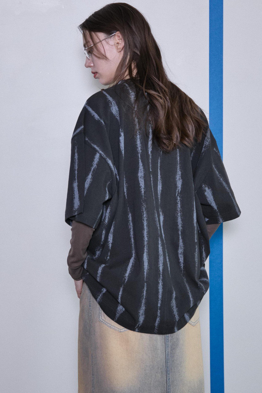 tシャツ MINDQUAKE Logo Oversized T-shirt/MINDQUAKEロゴオーバーTシャツ「MAISON SPECIAL/メゾ SALE】MINDQUAKE Logo Oversized T-shirt