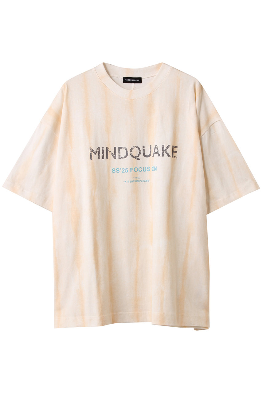 MAISON SPECIAL MINDQUAKE Logo Oversized T-shirt/MINDQUAKEロゴオーバーTシャツ (ORG(オレンジ), FREE) メゾンスペシャル ELLE SHOP MAISON SPECIAL MINDQUAKE Logo Oversized T-shirt/MINDQUAKEロゴオーバーTシャツ (ORG(オレンジ), FREE) メゾンスペシャル ELLE SHOP