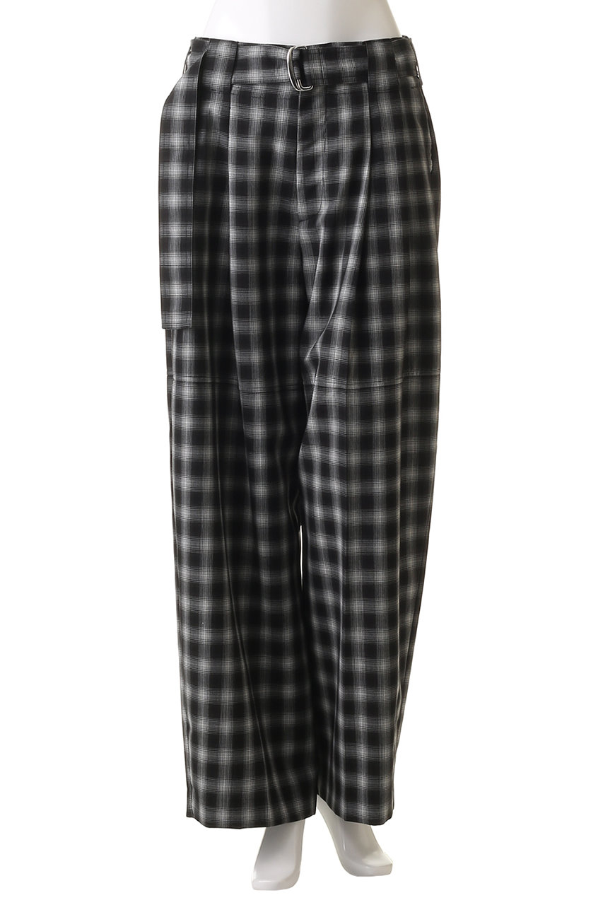 MAISON MARAIS メゾン マレ ツー タック ベルト スラックス MAISON SPECIAL スラックス パンツ Two Tuck Barrel Trousers