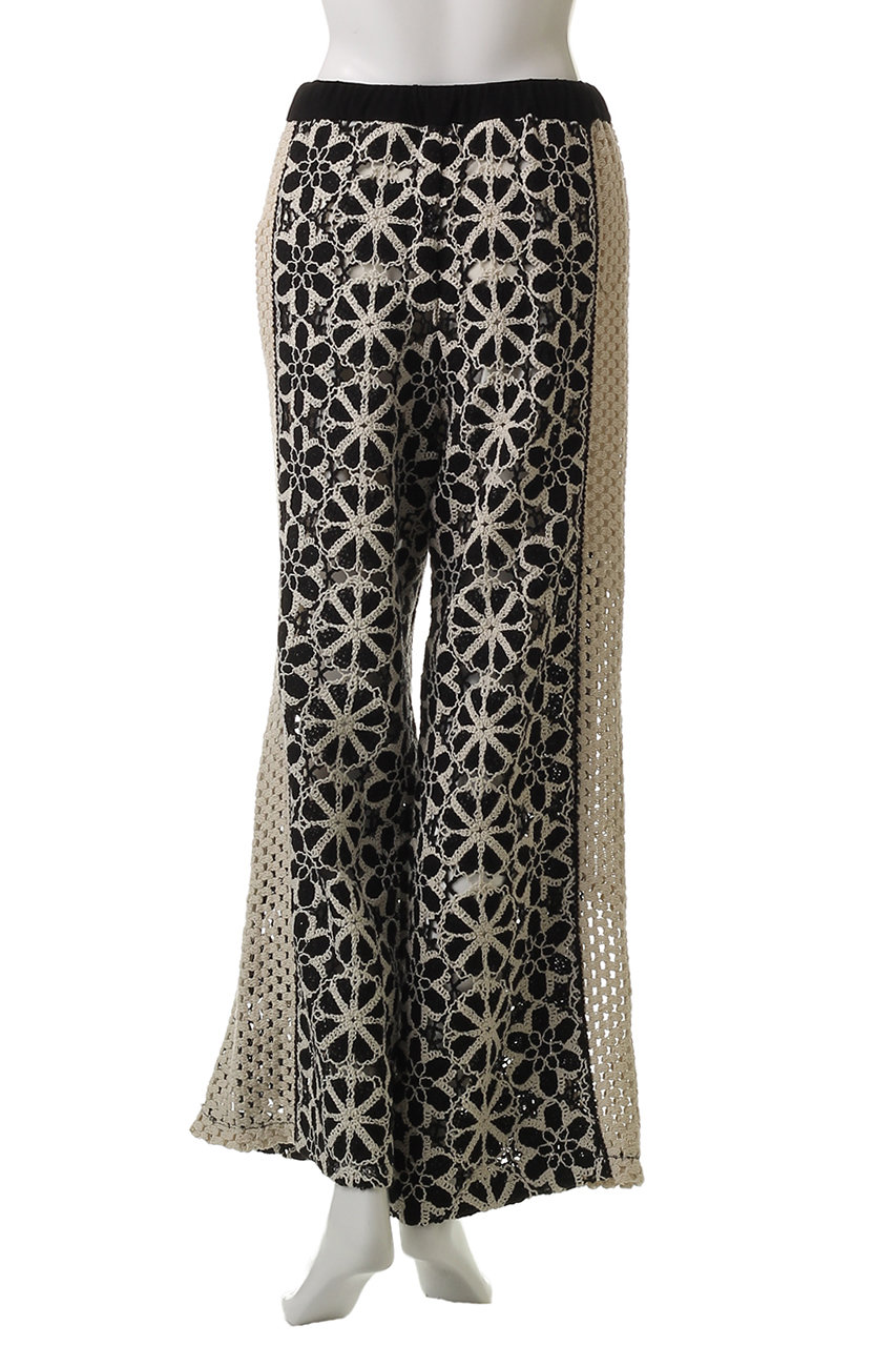 MAISON SPECIAL(メゾンスペシャル)｜Mixed Lace Easy Pants