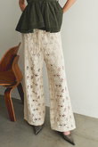 Mixed Lace Easy Pants/ミックスレースイージーパンツ