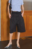 2way Double Waist Curve Shorts/2WAYダブルウエストカーブハーフパンツ