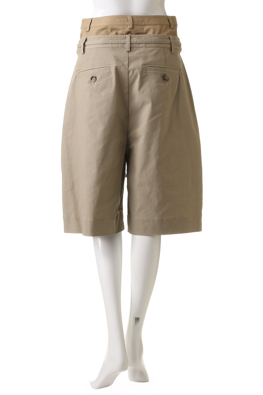 2WAYダブルウエストカーブハーフパンツ 2way Double Waist Curve Shorts