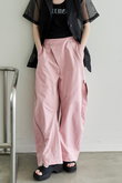 Asymmetry Zipper Curve Pants/アシンメトリーファスナーカーブパンツ