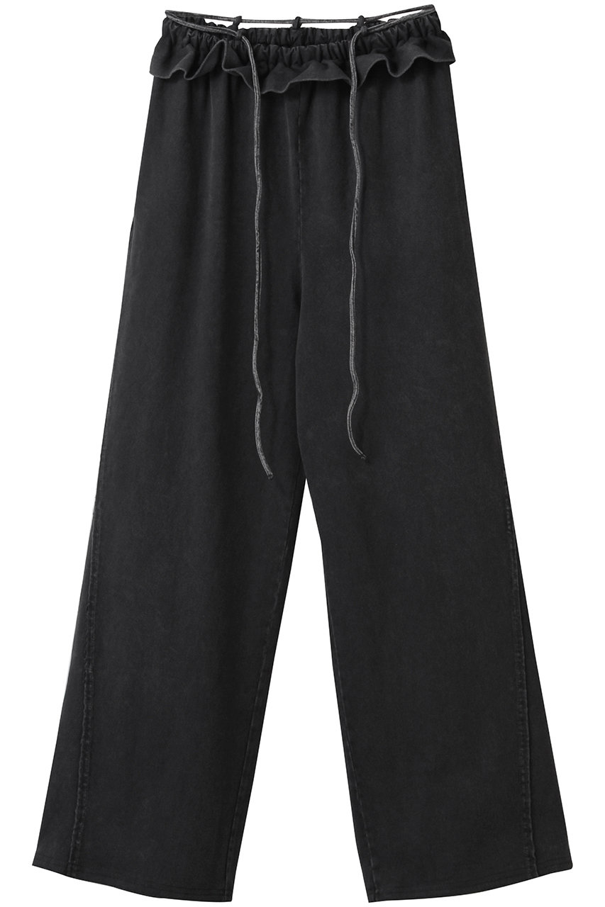 MAISON SPECIAL Waist Ruffle Sweatpants/ウエストフリルスウェットパンツ (C.GRY(チャコールグレー), 38) メゾンスペシャル ELLE SHOP MAISON SPECIAL Waist Ruffle Sweatpants/ウエストフリルスウェットパンツ (C.GRY(チャコールグレー), 38) メゾンスペシャル ELLE SHOP