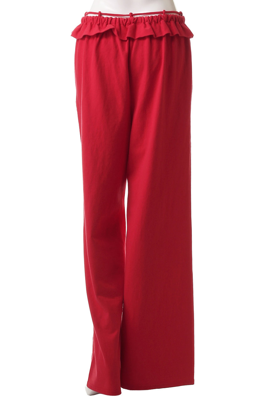 ウエストフリルスウェットパンツ SNSで話題の！】ウエストフリルスウェットパンツ | OLIVE des OLIVE