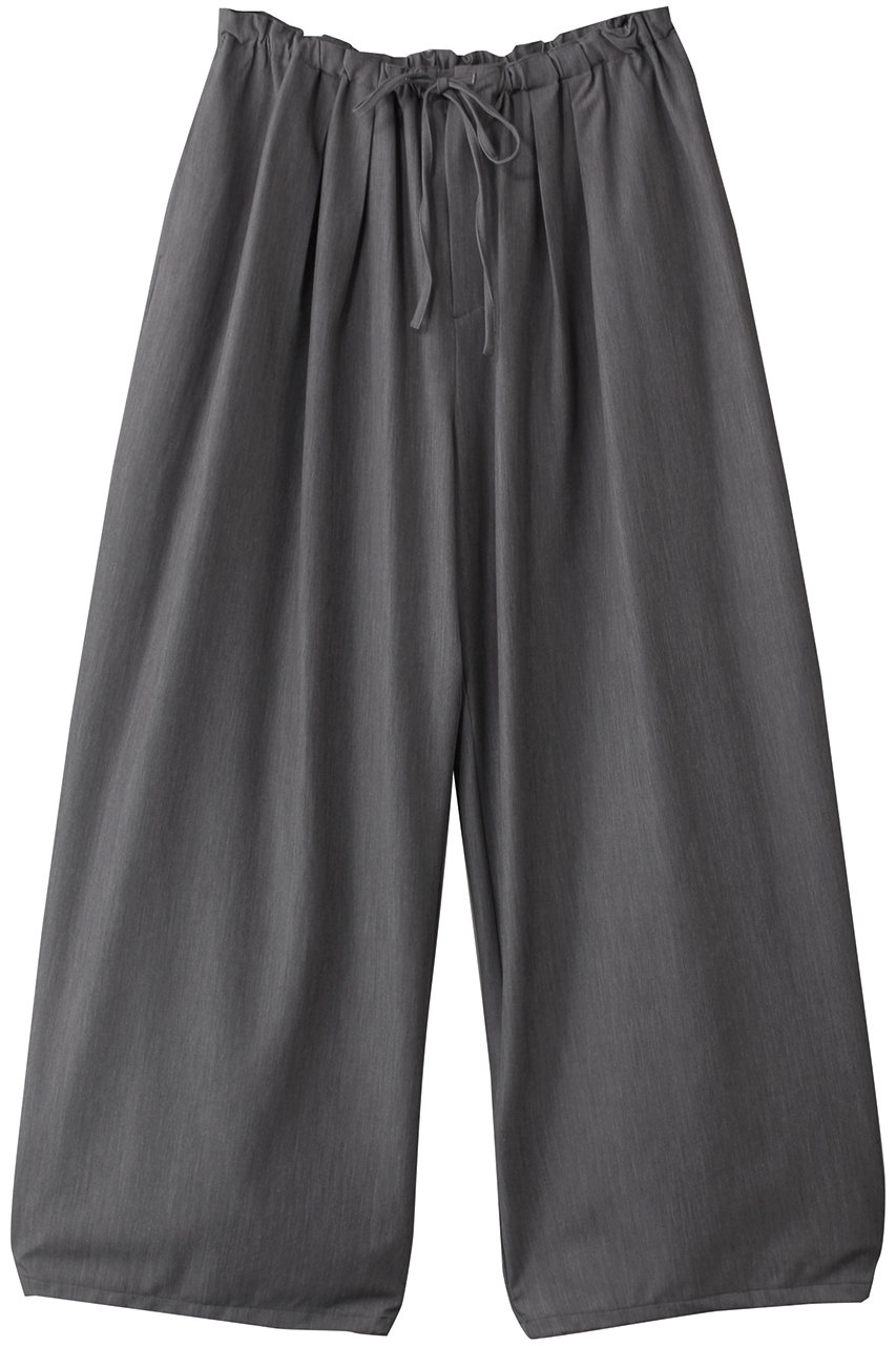 MAISON SPECIAL Drawstring Wide Easy Pants/ドローストリングワイドイージーパンツ (GRY(グレー), 38) メゾンスペシャル ELLE SHOP MAISON SPECIAL Drawstring Wide Easy Pants/ドローストリングワイドイージーパンツ (GRY(グレー), 38) メゾンスペシャル ELLE SHOP