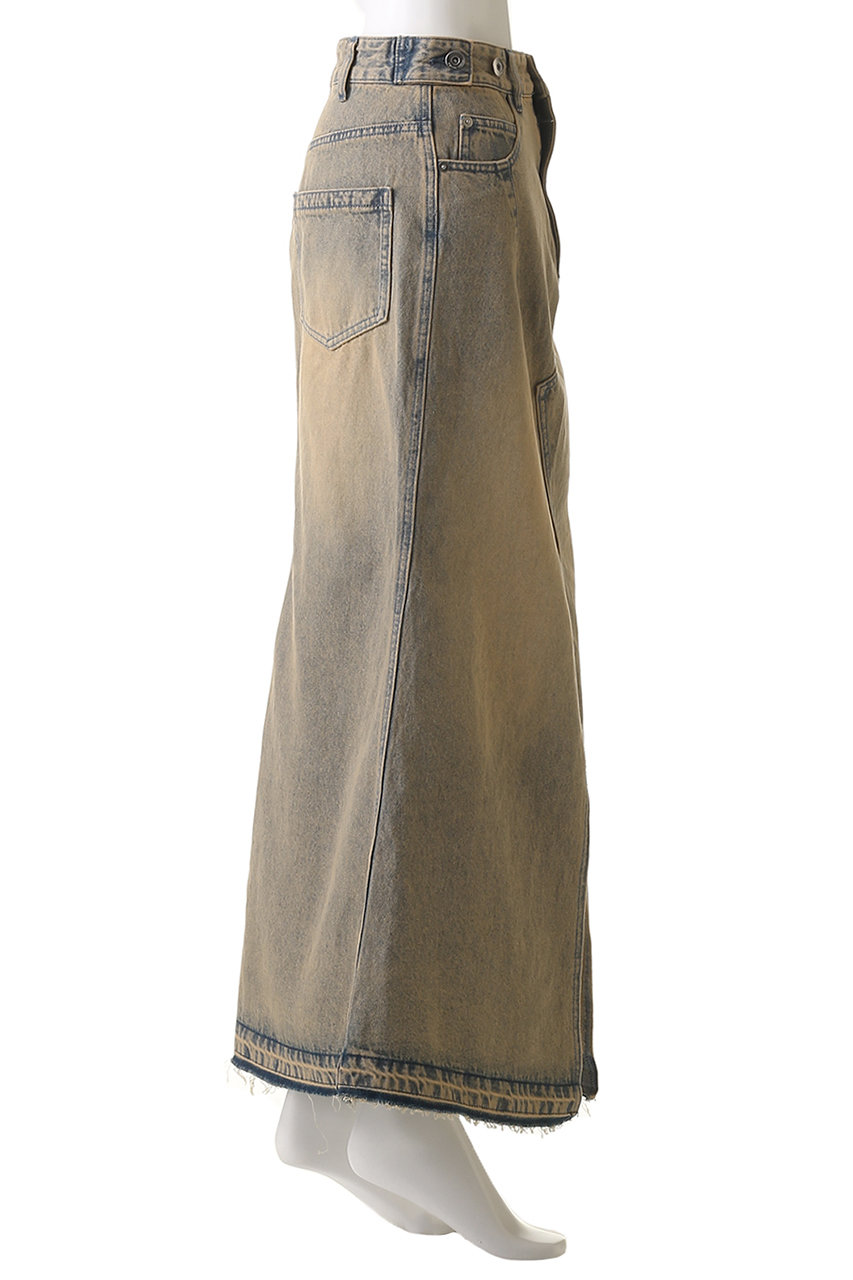 MAISON SPECIAL(メゾンスペシャル)｜2way Waist Slit Maxi Denim