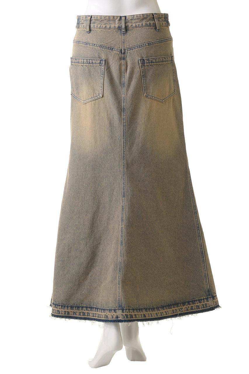 MAISON SPECIAL(メゾンスペシャル)｜2way Waist Slit Maxi Denim Skirt
