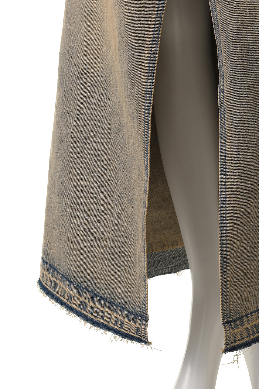 MAISON SPECIAL(メゾンスペシャル)｜2way Waist Slit Maxi Denim