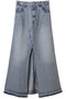 2way Waist Slit Maxi Denim Skirt/2WAYウエストスリットマキシデニムスカート メゾンスペシャル/MAISON SPECIAL BLU(ブルー)