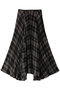 Circular Pleated Plaid Skirt/サーキュラープリーツチェックスカート メゾンスペシャル/MAISON SPECIAL BLK(ブラック)
