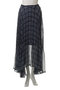 Circular Pleated Plaid Skirt/サーキュラープリーツチェックスカート メゾンスペシャル/MAISON SPECIAL