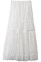 Lace Tiered Skirt/レースティアードスカート メゾンスペシャル/MAISON SPECIAL WHT(ホワイト)