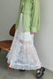 Lace Tiered Skirt/レースティアードスカート メゾンスペシャル/MAISON SPECIAL