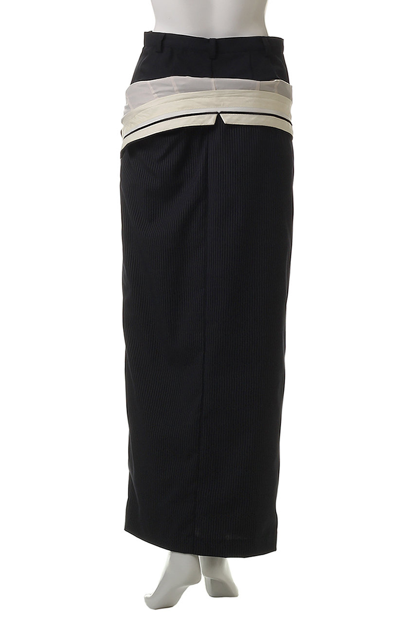 MAISON SPECIAL 黒 タイトスカート タグ付き MAISON SPECIAL(メゾンスペシャル)｜Satin Shirring Tight Skirt
