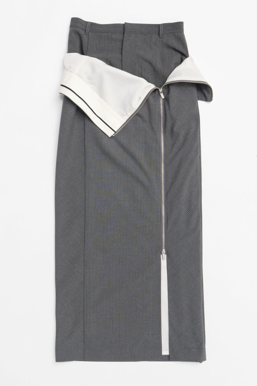 MAISON SPECIAL Turnback High Waist Tight Skirt/ターンバックハイウエストタイトスカート (GRY(グレー), 38) メゾンスペシャル ELLE SHOP MAISON SPECIAL Turnback High Waist Tight Skirt/ターンバックハイウエストタイトスカート (GRY(グレー), 38) メゾンスペシャル ELLE SHOP