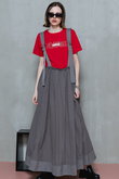 Suspender Volume Skirt/サスペンダーボリュームスカート