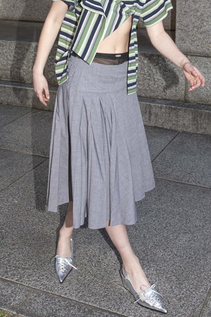 メゾンスペシャル/MAISON SPECIALのWrap Pleated Skirt/ラッププリーツスカート(110700/110703)