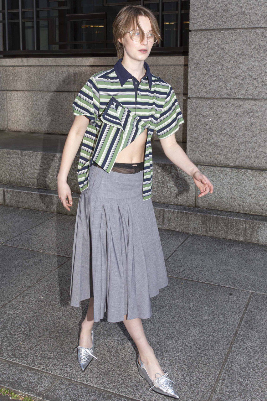 MAISON SPECIAL(メゾンスペシャル)｜Wrap Pleated Skirt/ラップ  