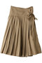 Wrap Pleated Skirt/ラッププリーツスカート メゾンスペシャル/MAISON SPECIAL BGE(ベージュ)