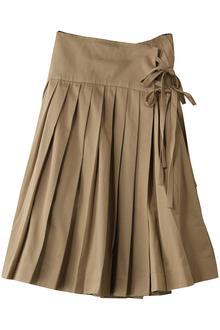 MAISON SPECIAL Wrap Pleated Skirt/ラッププリーツスカート (BGE(ベージュ), 38) メゾンスペシャル ELLE SHOP MAISON SPECIAL Wrap Pleated Skirt/ラッププリーツスカート (BGE(ベージュ), 38) メゾンスペシャル ELLE SHOP