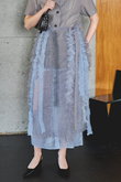 Sheer Ruffle Skirt/シアーフリルスカート