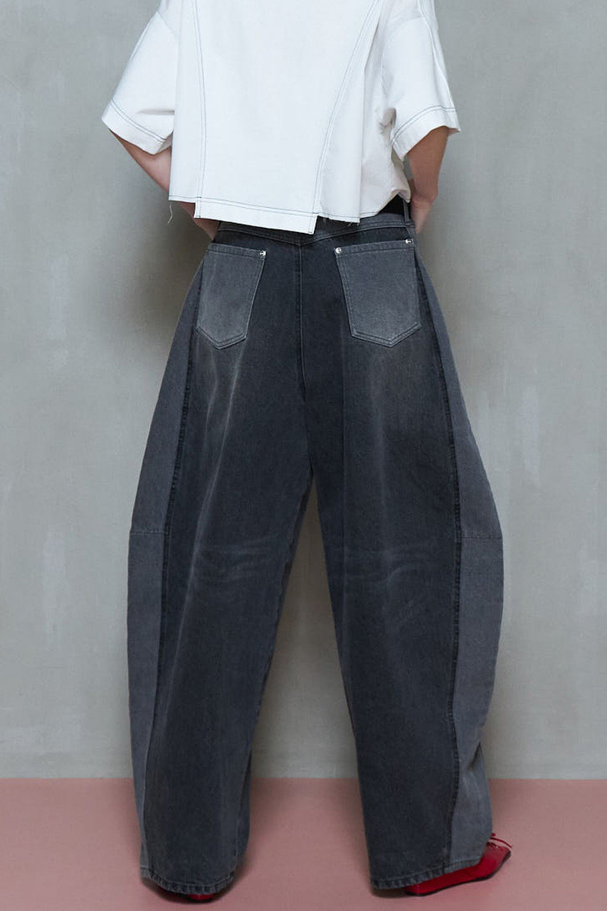 Maison Special Curve Denim Pants ブラック MAISON SPECIAL(メゾンスペシャル)｜Curve Denim Pants/カーブ
