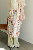 Colorful Flower Sequin Skirt/カラフルフラワースパンコールスカート