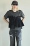 【予約販売】Docking Twisted T-shirt/ドッキングツイステッドTシャツ メゾンスペシャル/MAISON SPECIAL