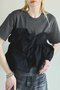 【予約販売】Docking Twisted T-shirt/ドッキングツイステッドTシャツ メゾンスペシャル/MAISON SPECIAL