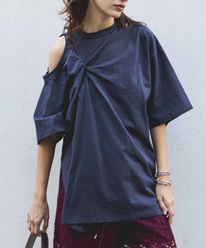 メゾンスペシャル/MAISON SPECIALのMultiway Twist T-shirt/マルチウェイツイストTシャツ(110100/110102)