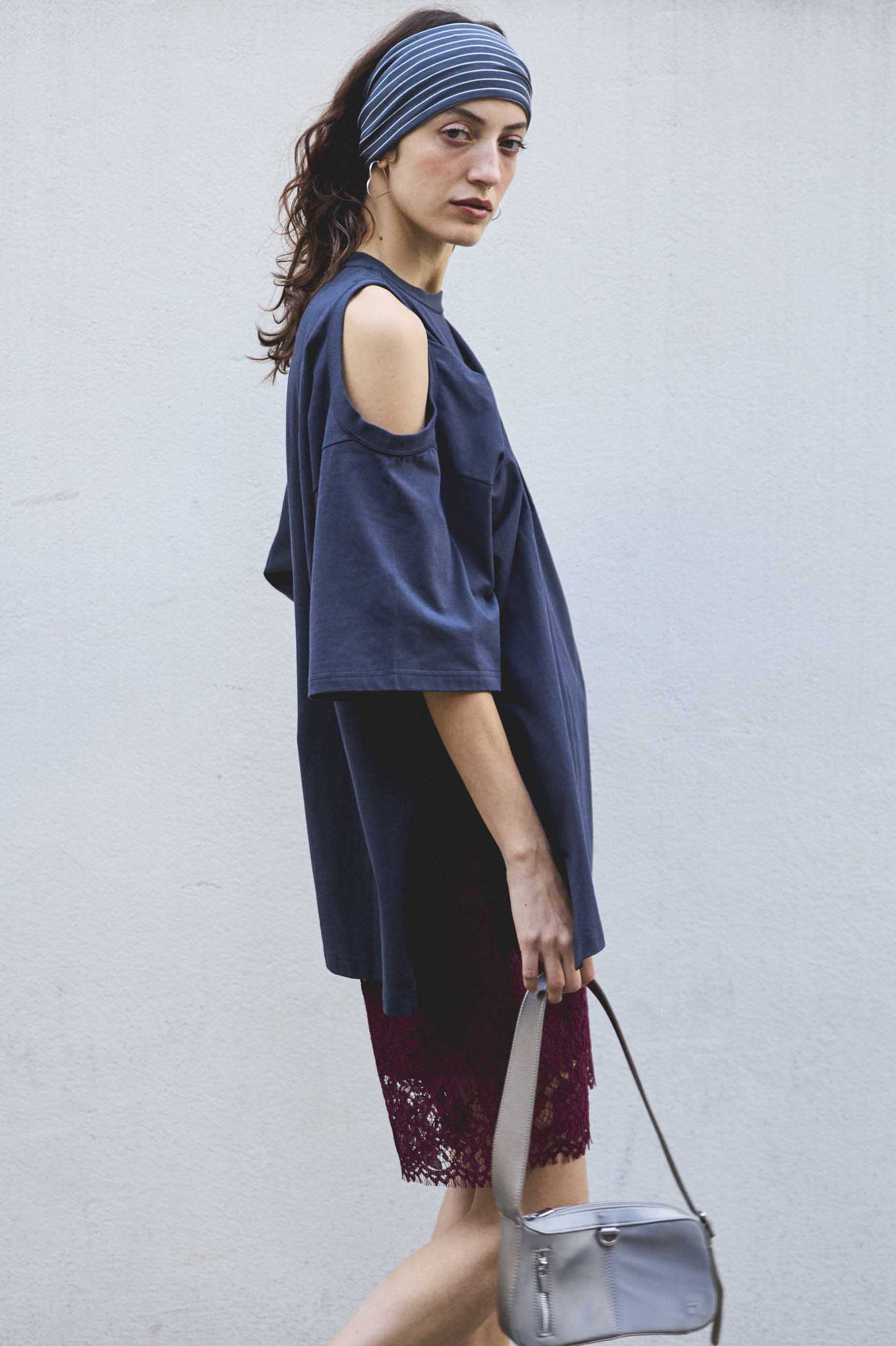 新品・タグ付き【MAISON SPECIAL】マルチウェイツイスト　オレンジ MAISON SPECIAL(メゾンスペシャル)｜Multiway Twist T-shirt/マルチ