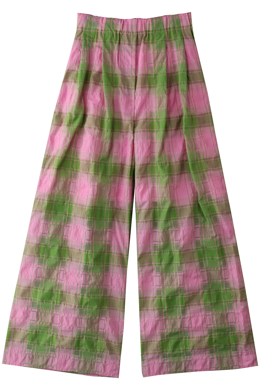 MAISON SPECIAL Multi Plaid Easy Pants/マルチチェックイージーパンツ (PNK(ピンク), 36) メゾンスペシャル ELLE SHOP MAISON SPECIAL Multi Plaid Easy Pants/マルチチェックイージーパンツ (PNK(ピンク), 36) メゾンスペシャル ELLE SHOP