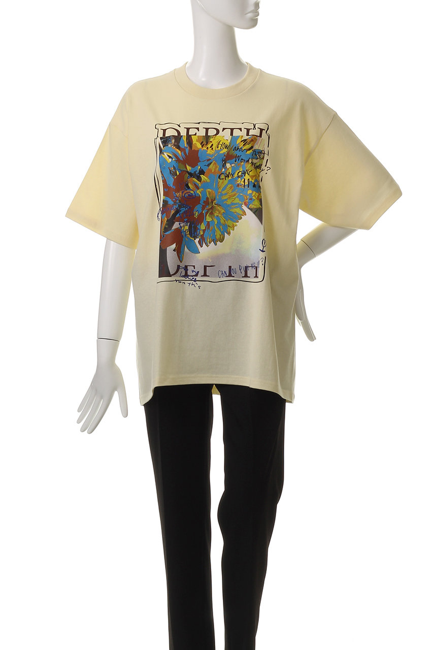 メゾンスペシャル/MAISON SPECIAL】のFlower Motif T-shirt