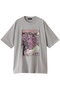 Flower Photo Oversized T-shirt/フラワーフォトオーバーTEE メゾンスペシャル/MAISON SPECIAL L.GRY(ライトグレー)