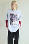 Flower Photo Oversized T-shirt/フラワーフォトオーバーTEE メゾンスペシャル/MAISON SPECIAL