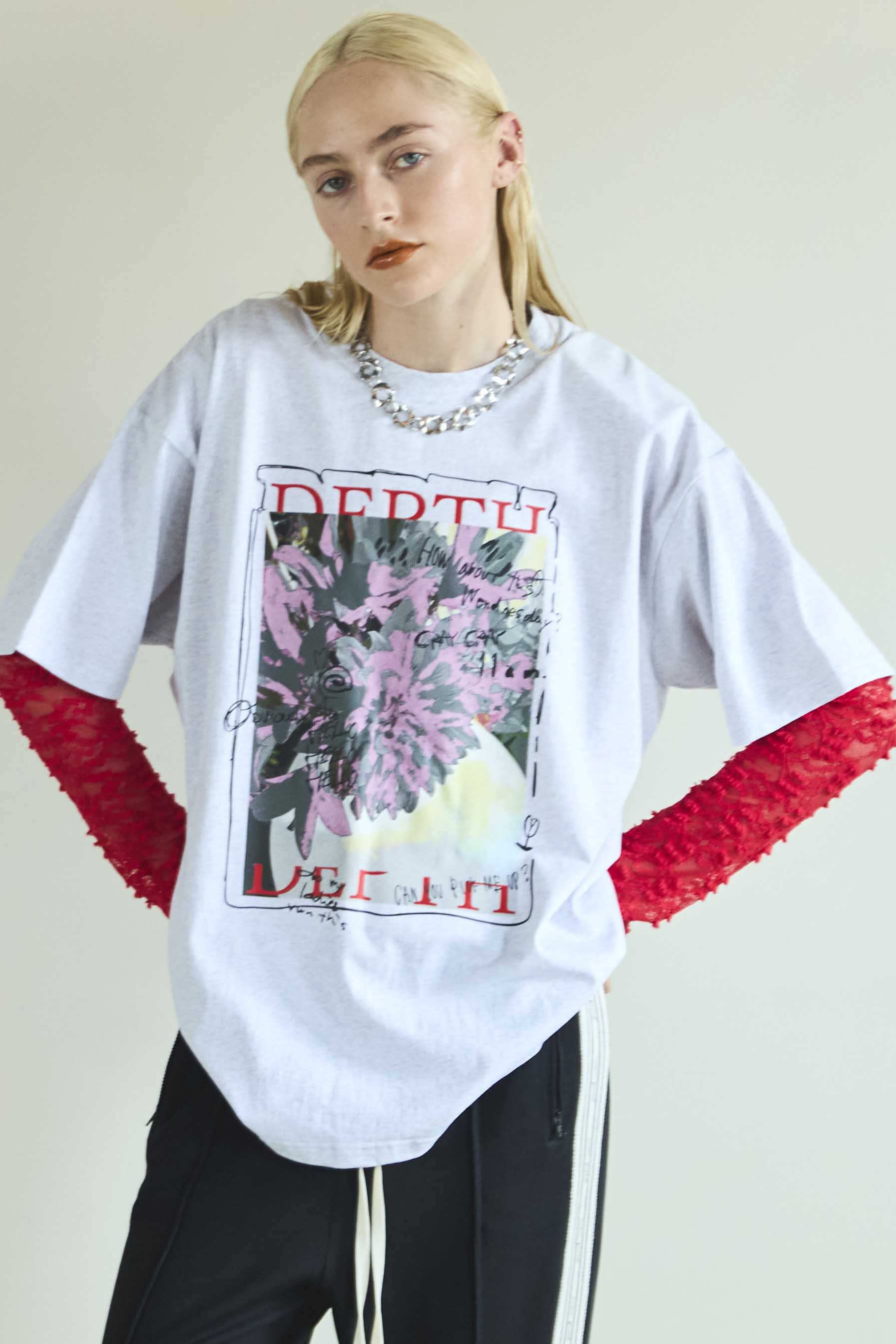 MAISON SPECIAL ニット セーター Lace Up Knit Tops/レース