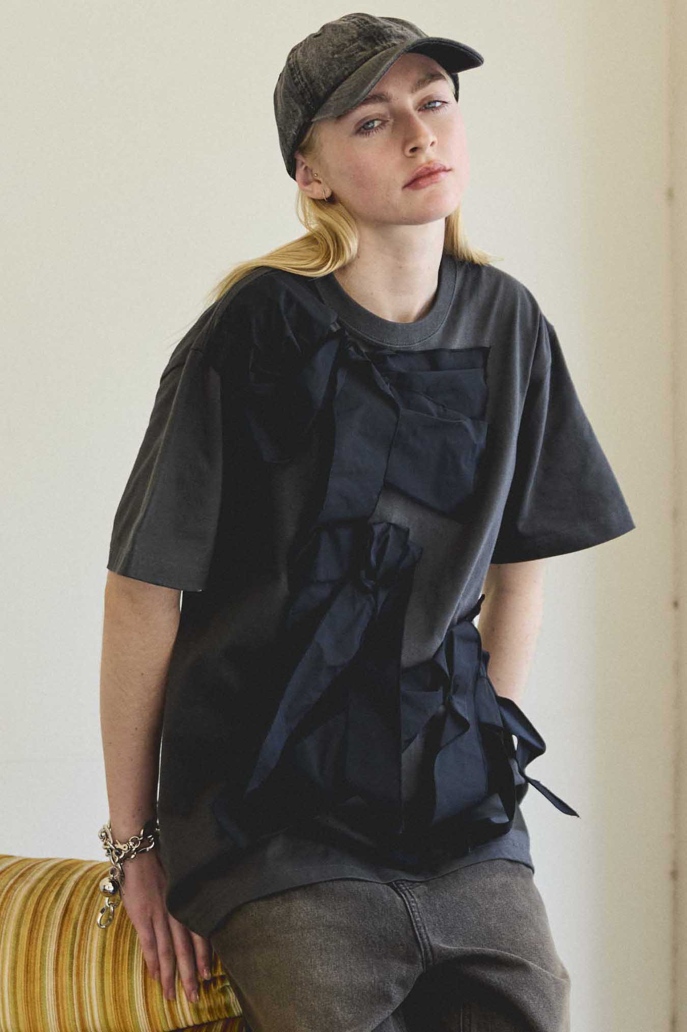 MAISON SPECIAL(メゾンスペシャル)｜Twisted Ribbon Oversize T-shirt