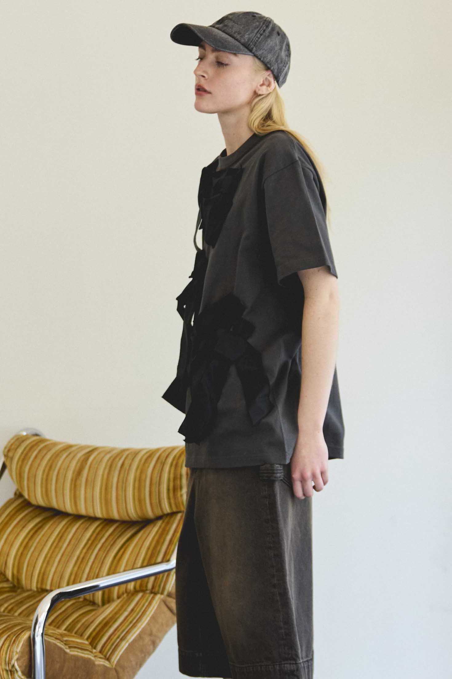 MAISON SPECIAL(メゾンスペシャル)｜Twisted Ribbon Oversize T-shirt 